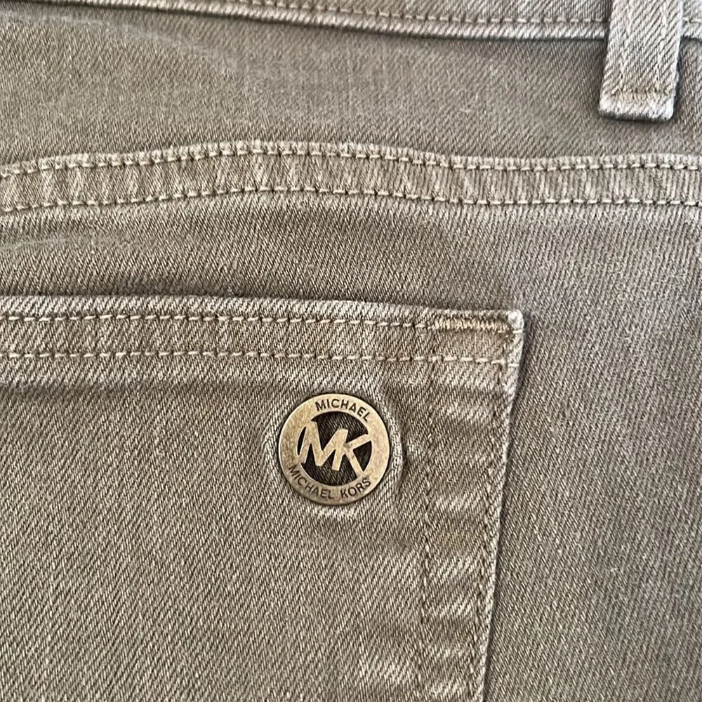 Michael Kors Skinny Jeans ~ Camo Green ~ Size 8